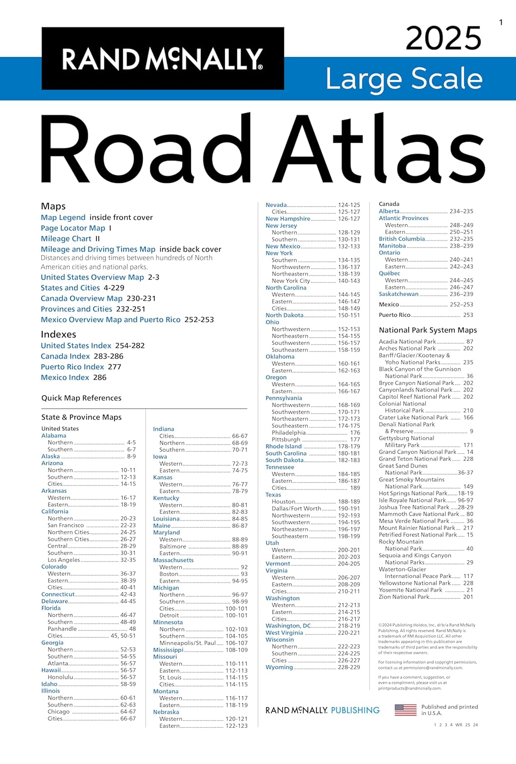 Rand McNally Large Scale Road Atlas 2025 ? ? ? ? ? - Image 4