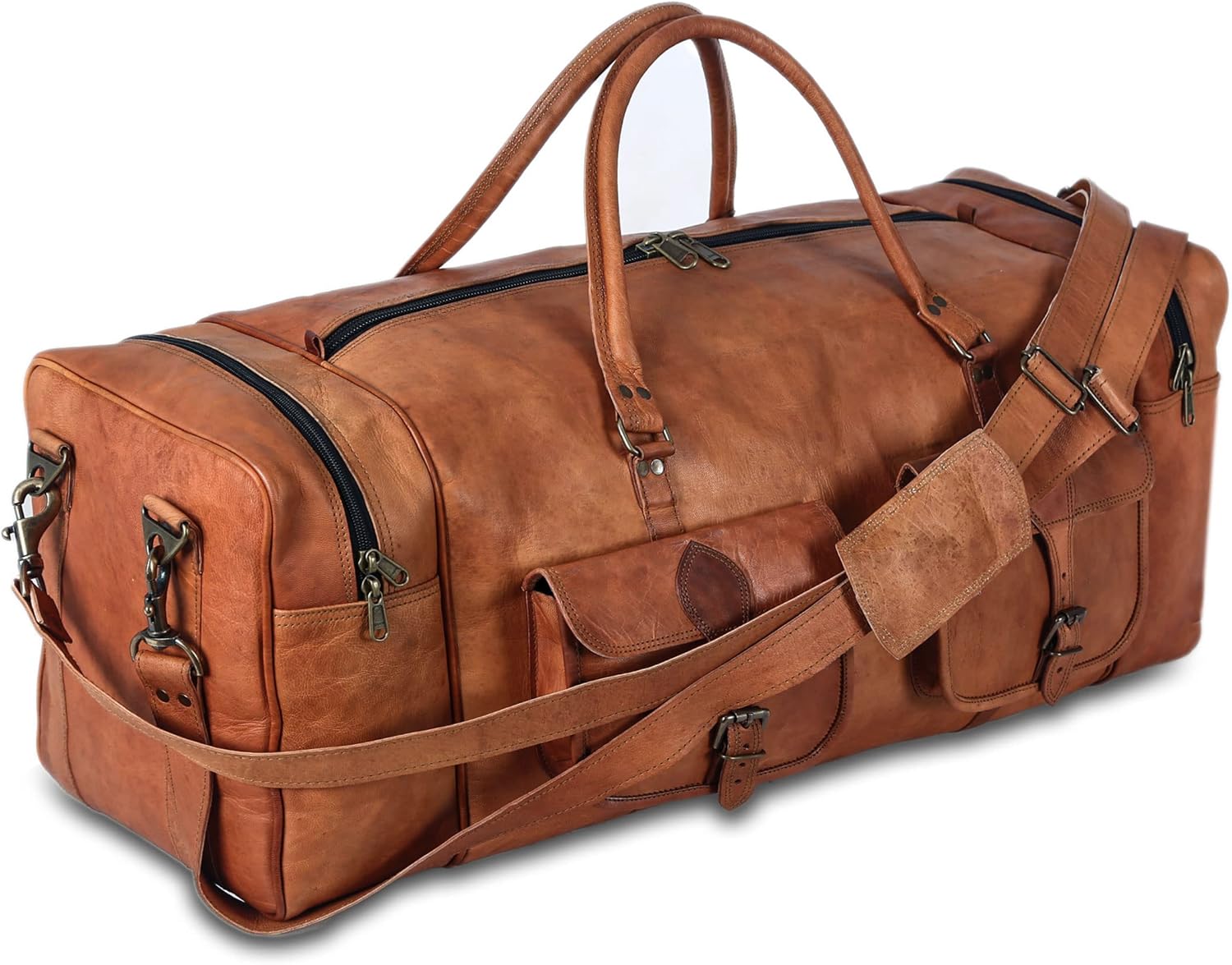 KPL Large 32 inch duffel bags for men holdall leather travel bag overnight gym sports weekend bag ? ? ? ? ?