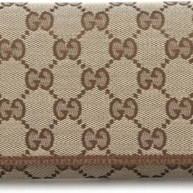 Gucci 346058 KY9LG 8610 Long Wallet Beige Brown, beige/brown ?   ?   ?  ?   ?