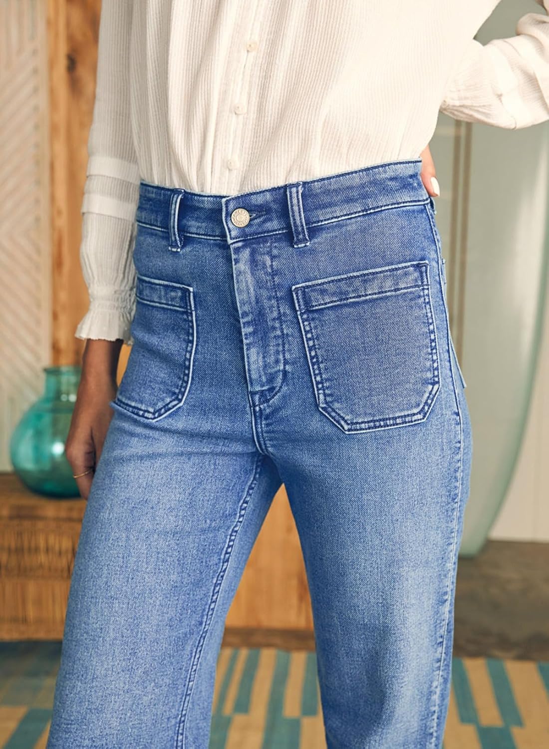 Astylish Women's Wide Leg Jeans High Waisted Stretchy Straight Leg Jeans Loose Trendy Denim Pants with Pocket ? - Image 5