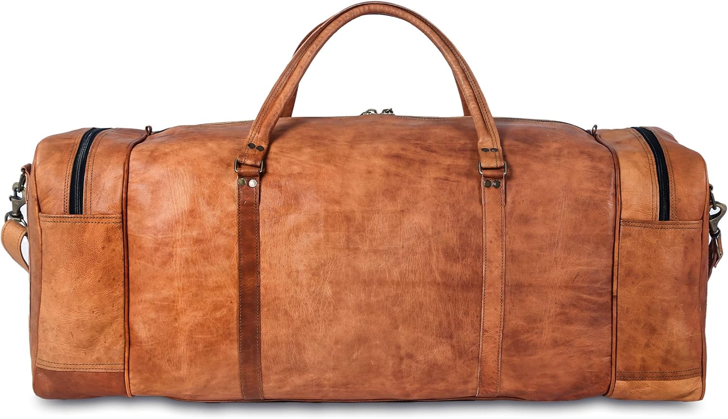 KPL Large 32 inch duffel bags for men holdall leather travel bag overnight gym sports weekend bag ? ? ? ? ? - Image 5