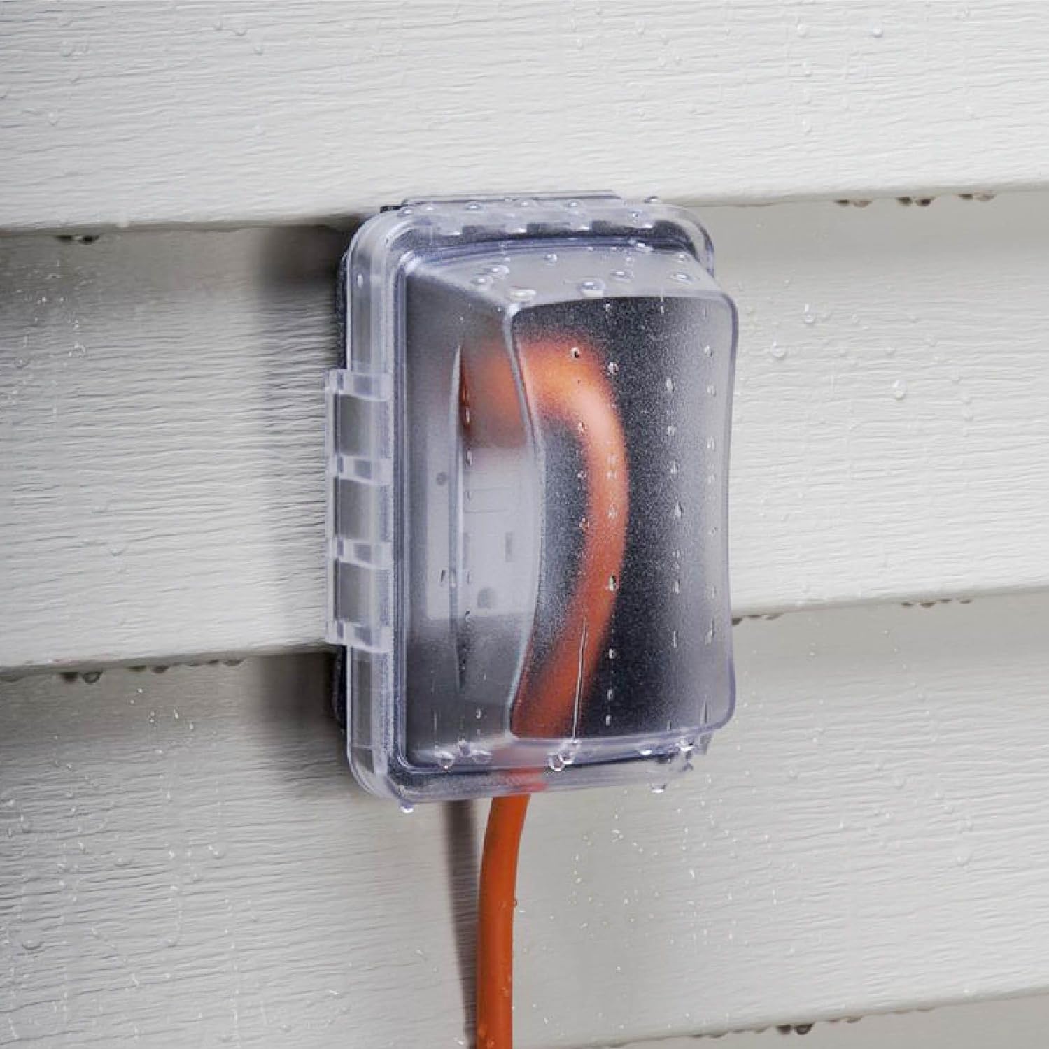 TayMac MM410C Single Horizontal/Vertical Mount 1-Gang Weatherproof In-Use Electrical Outlet Cover for Home Improvement, 2.75 in, Clear ? ? ? ? ? - Image 6