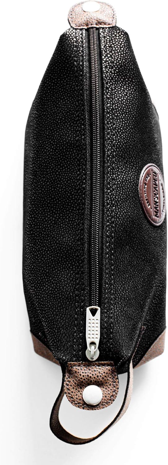 MANSCAPED? The Shed Men's Premium Quality Toiletry Bag, PU Leather Dopp Kit, Bathroom Travel Bag, Shaving Kit Case, Trimmer Tool Organizer ? ? ? ? ? - Image 3