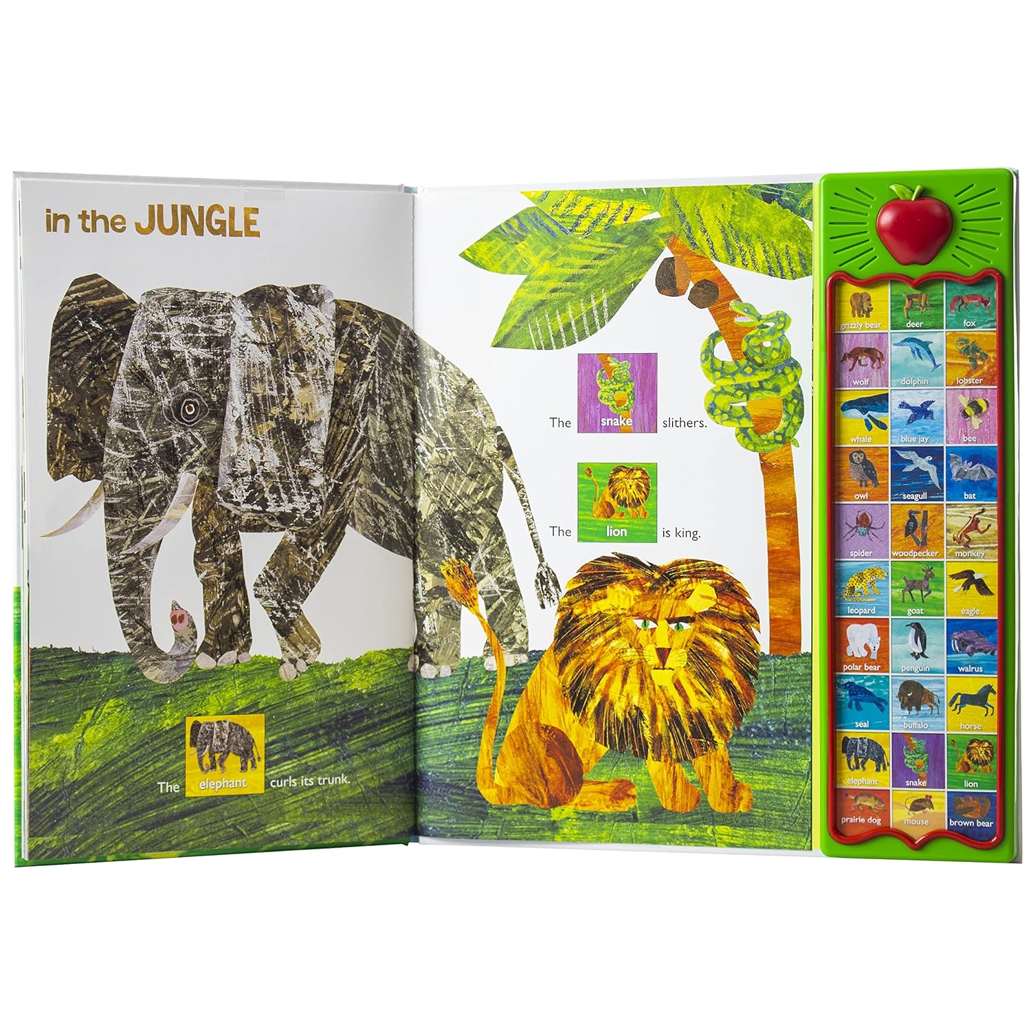 World of Eric Carle, Hear Bear Roar 30-Button Animal Sound Book - Great for First Words - PI Kids ? ? ? ? ? - Image 4