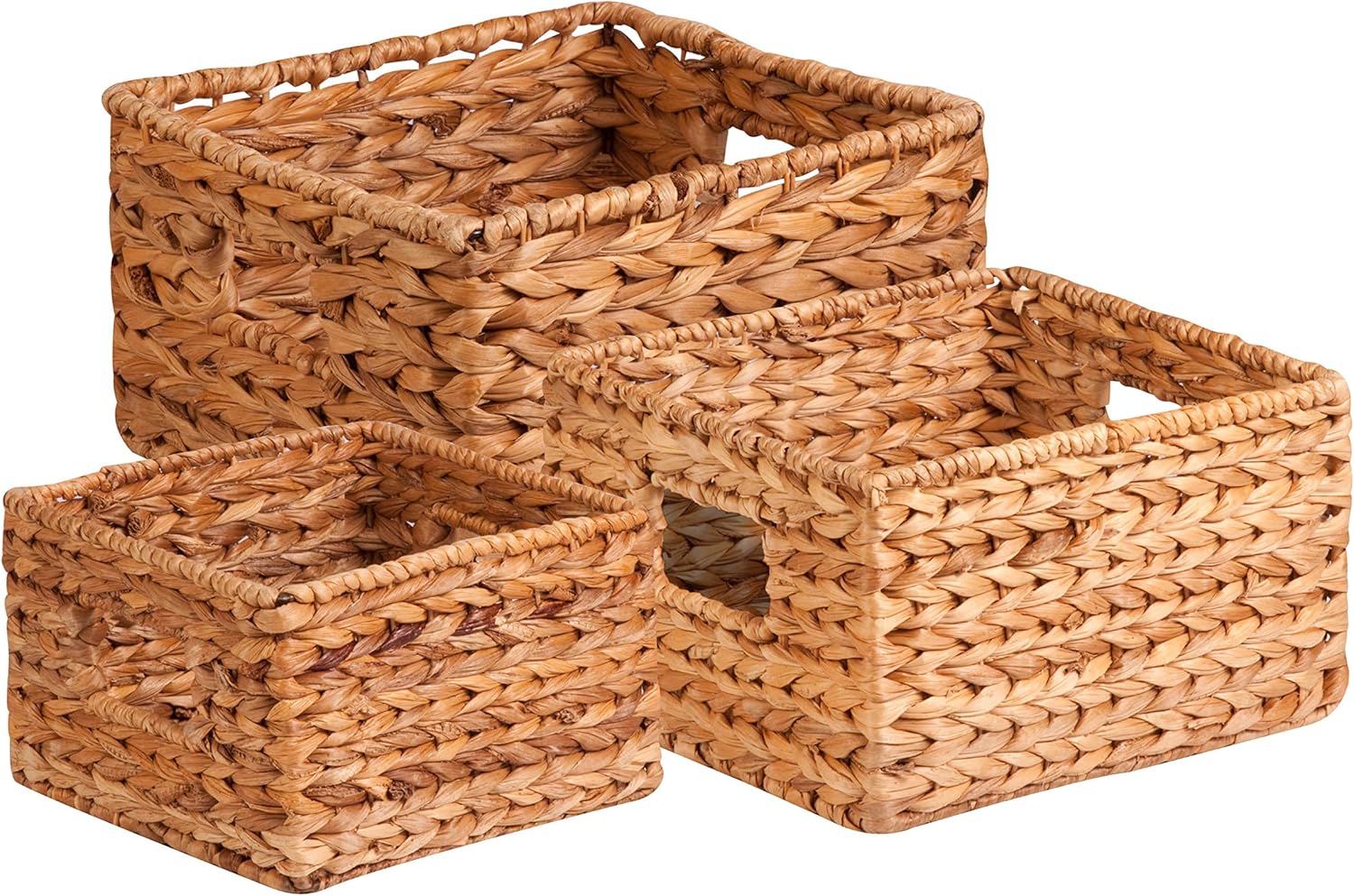 Honey-Can-Do STO-02882 Nesting Banana Leaf Baskets, Multisize, 3-Pack,Natural ? ? ? ? ? - Image 5