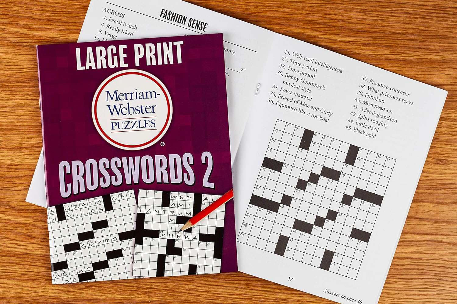 Large Print Merriam-Webster Puzzles 10 Booklet Set (Brain Games Large Print) ? ? ? ? ? - Image 4