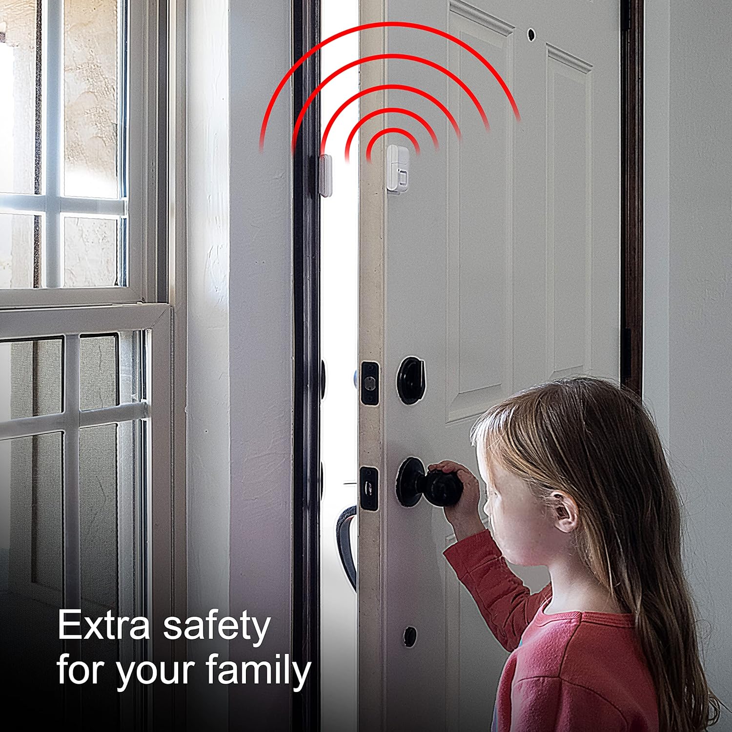 GE Personal Security Window and Door Alarm, 12 Pack, DIY Protection, Burglar Alert, Wireless Chime/Alarm, Easy Installation, Home Security, Ideal for Home, Garage, Apartment and More, White, 45989 ? ? ? ? ? - Image 5