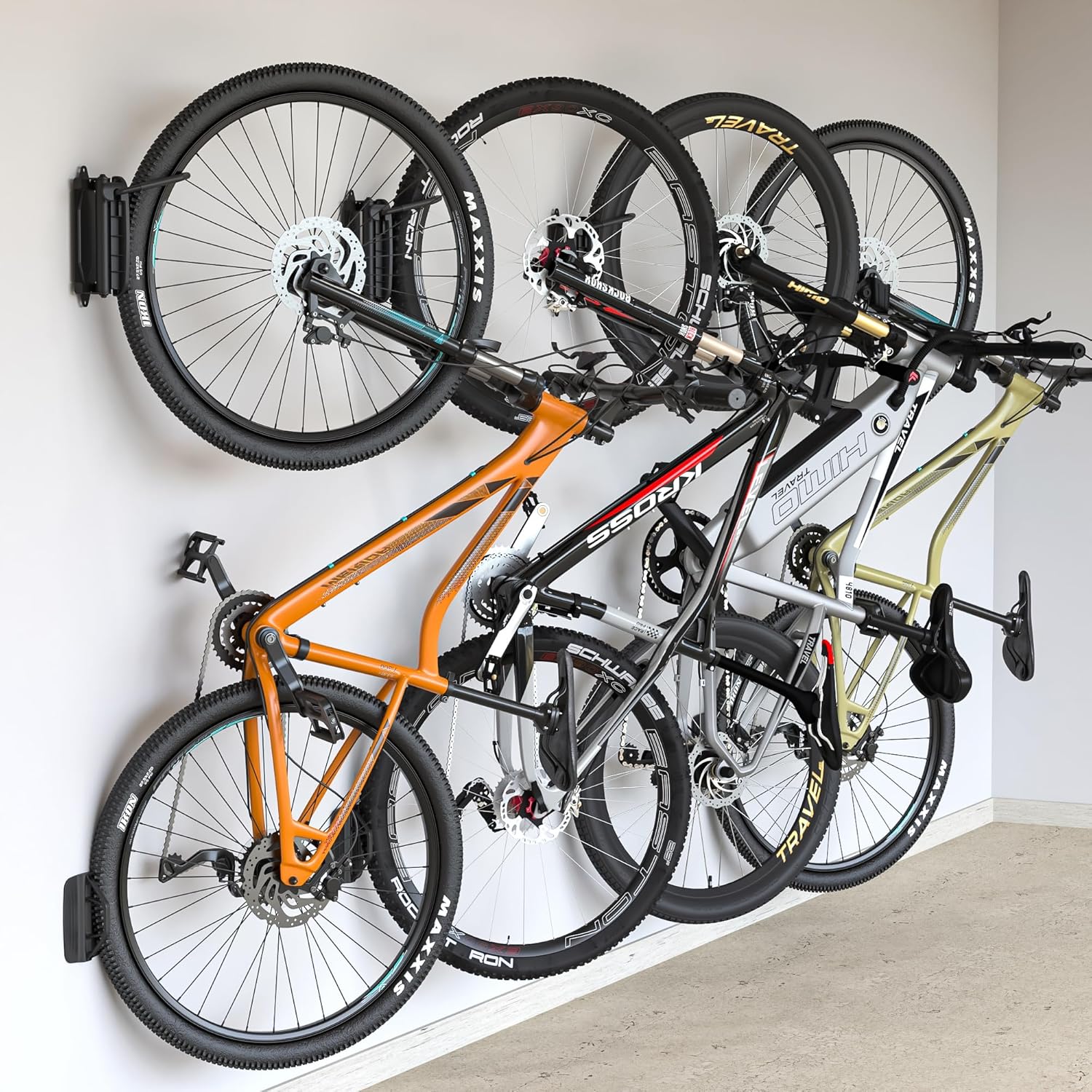monTEK Swivel Bike Wall Mount, Bike Hangers for Garage, Wall Mount Bike Rack, Space Saving Wall Bike Rack, Vertical Bike Rack Holds up to 66lbs ? ? ? ? ?