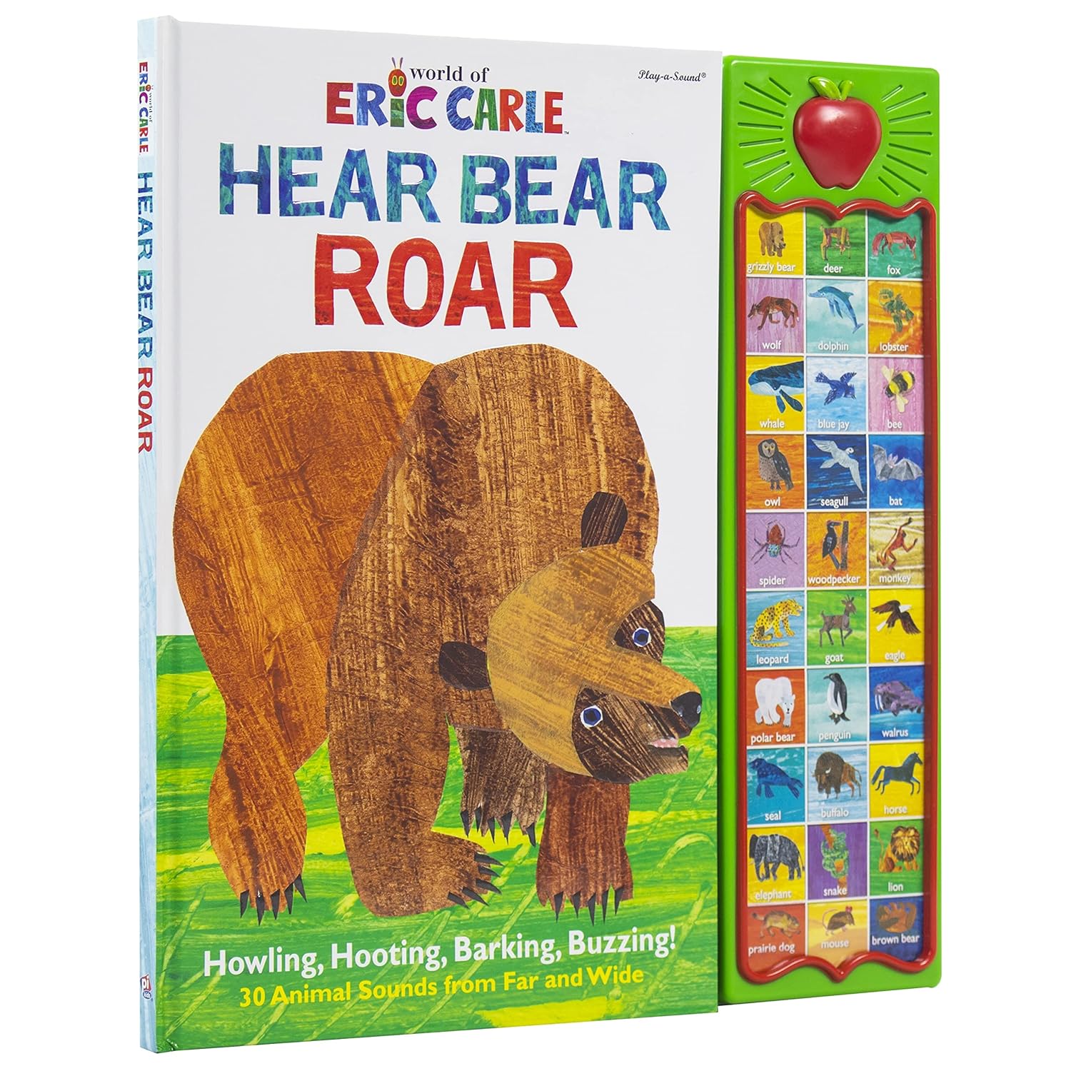 World of Eric Carle, Hear Bear Roar 30-Button Animal Sound Book - Great for First Words - PI Kids ? ? ? ? ? - Image 5
