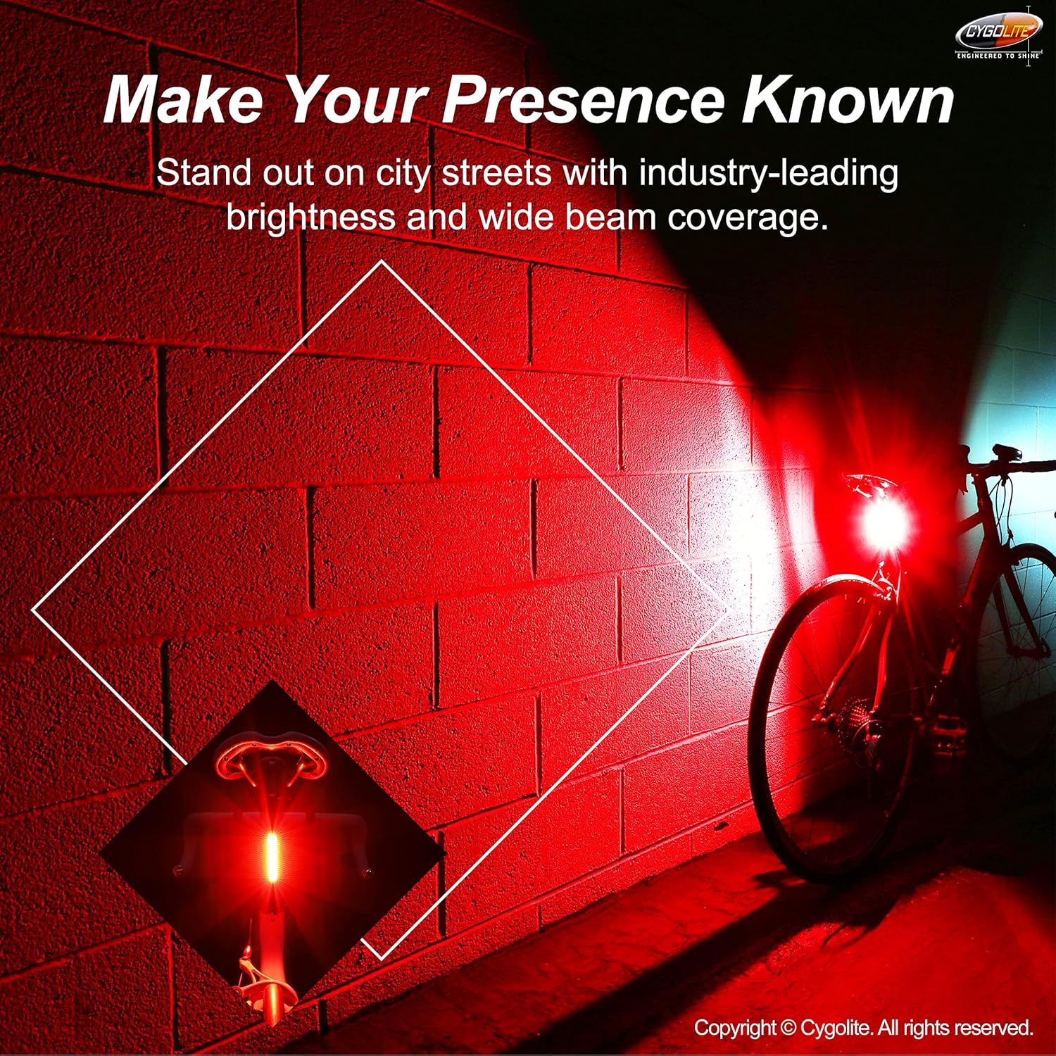 Cygolite Hotrod 120, 90, 50 Lumen Bicycle Tail Light Models- Night & Daytime Modes? Wide Glowing LEDs- Compact Sleek? IP64 Water Resistant? Sturdy Flexible Mount- USB Recharging?Great for Busy Roads ? ? ? ? ? - Image 3