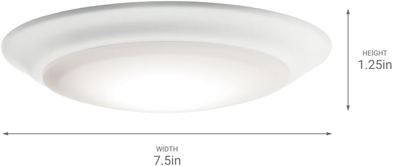 Kichler Gen I LED Downlight in White, 7.5 - Image 3