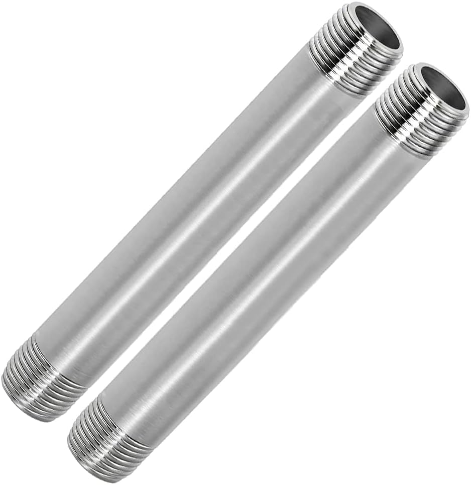 304 Stainless Steel Nipple Pipe Fitting 1/4