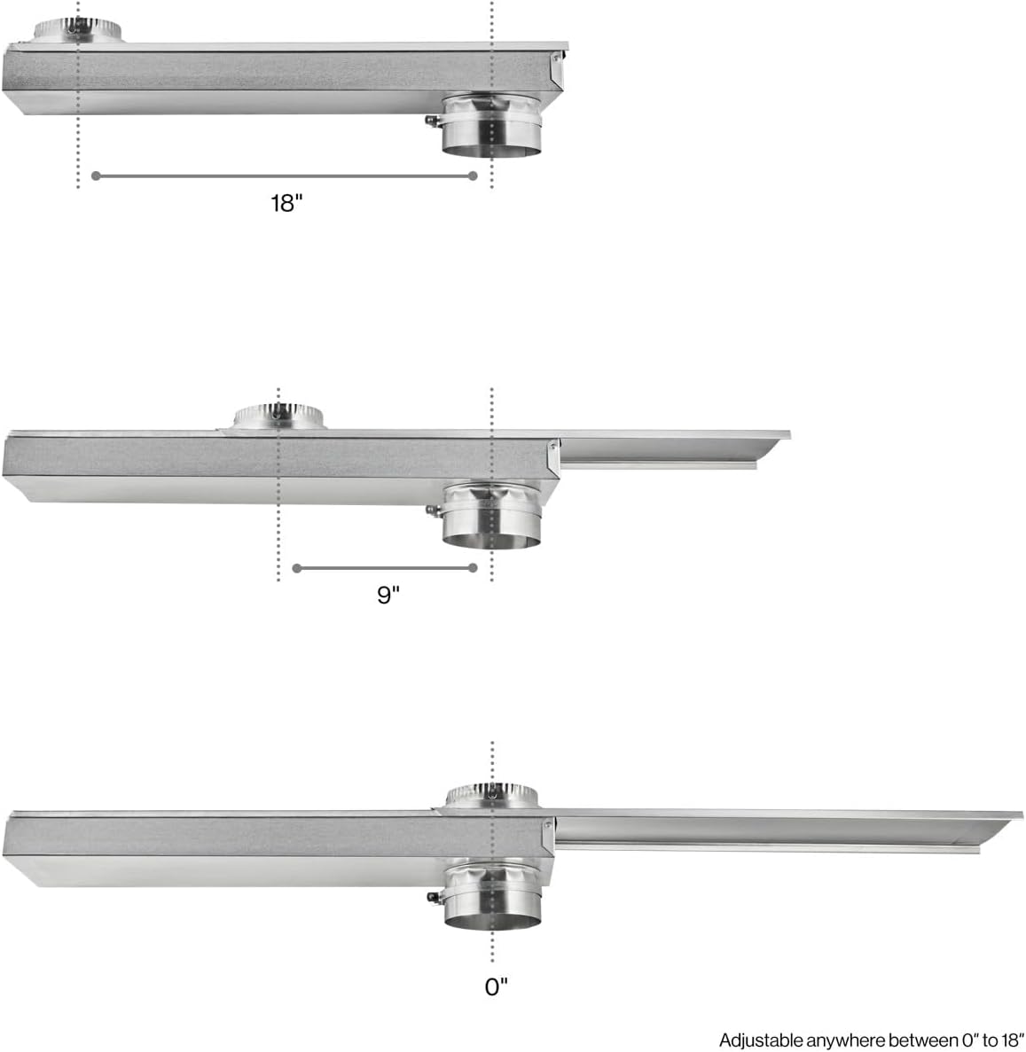 Whirlpool 4396037RP Genuine OEM Dryer Telescoping Vent Kit For Dryers Vent dryer vent hose dryer vent dryer hose dryer duct dryer vent kit Standard Size Stainless Steel 1 each - Image 3
