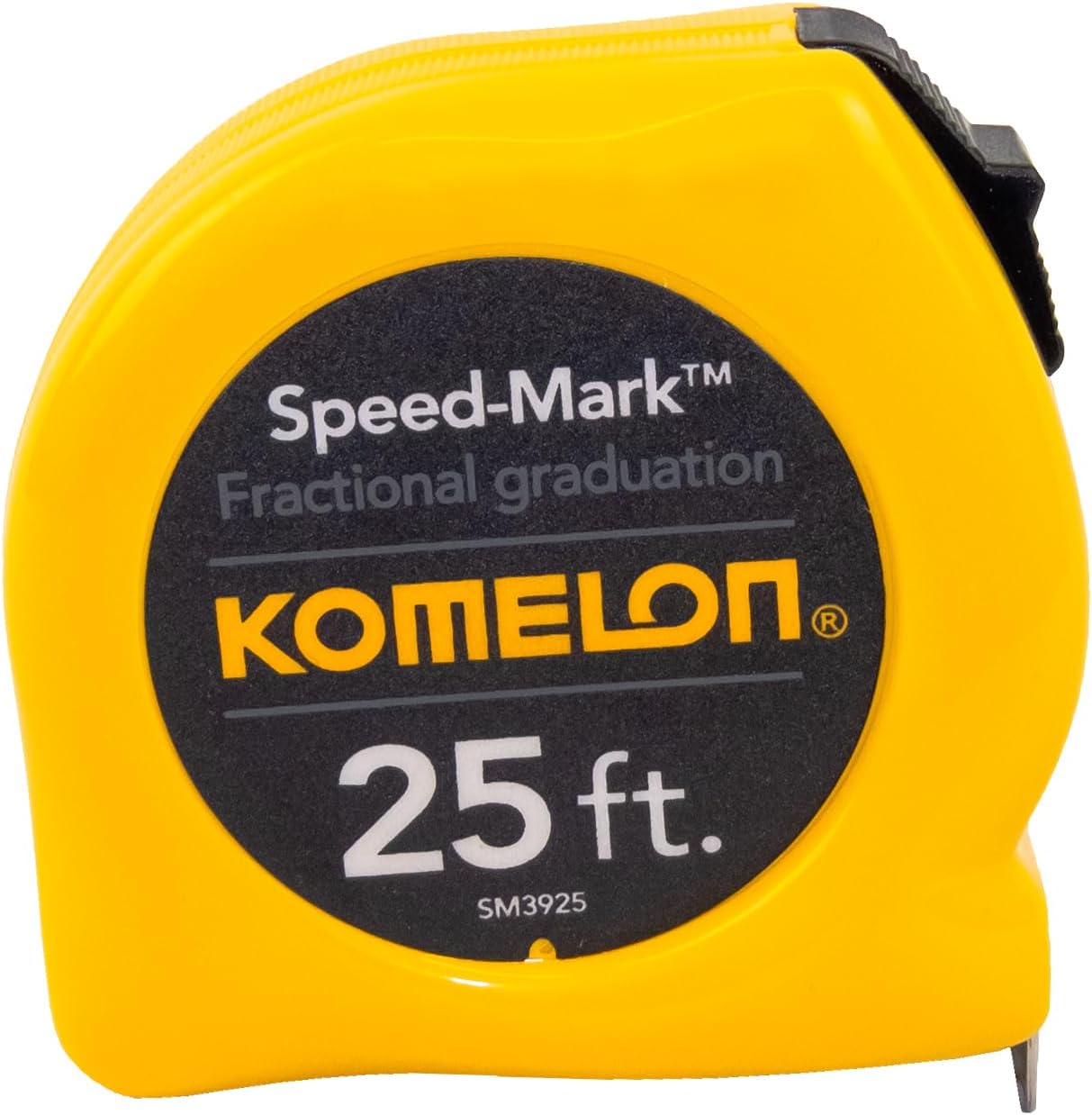 Komelon SM3925 Speed Mark Acrylic Coated Steel Blade Tape Measure 25-Foot by 1-Inch Yellow Case - Image 2
