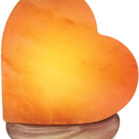 Himalayan Glow 944AC-1 Multicolor, Pink Night Light, Hand Crafted Need Wooden Base, USB Plug & Adapter, Salt Lamp Bulb, 4-5 LBS, Choice