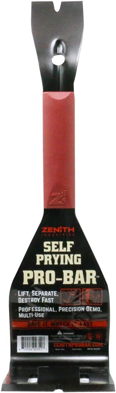 Zenith by Danco Pro Bar ZN700101, The Ultimate Multi-Tool for Salvage, Wrecking, and Demolition, Effortlessly Removes Large Floor Tiles, Planks, Framing, Sub-Flooring, and Decking - Image 5