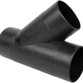 POWERTEC 4 Inch Y Fitting for 4 Inch Dust Collection Hose, 4 Inch Dust Collection Hose Connector Fittings for Dust Collection System, 1 pack (70106)