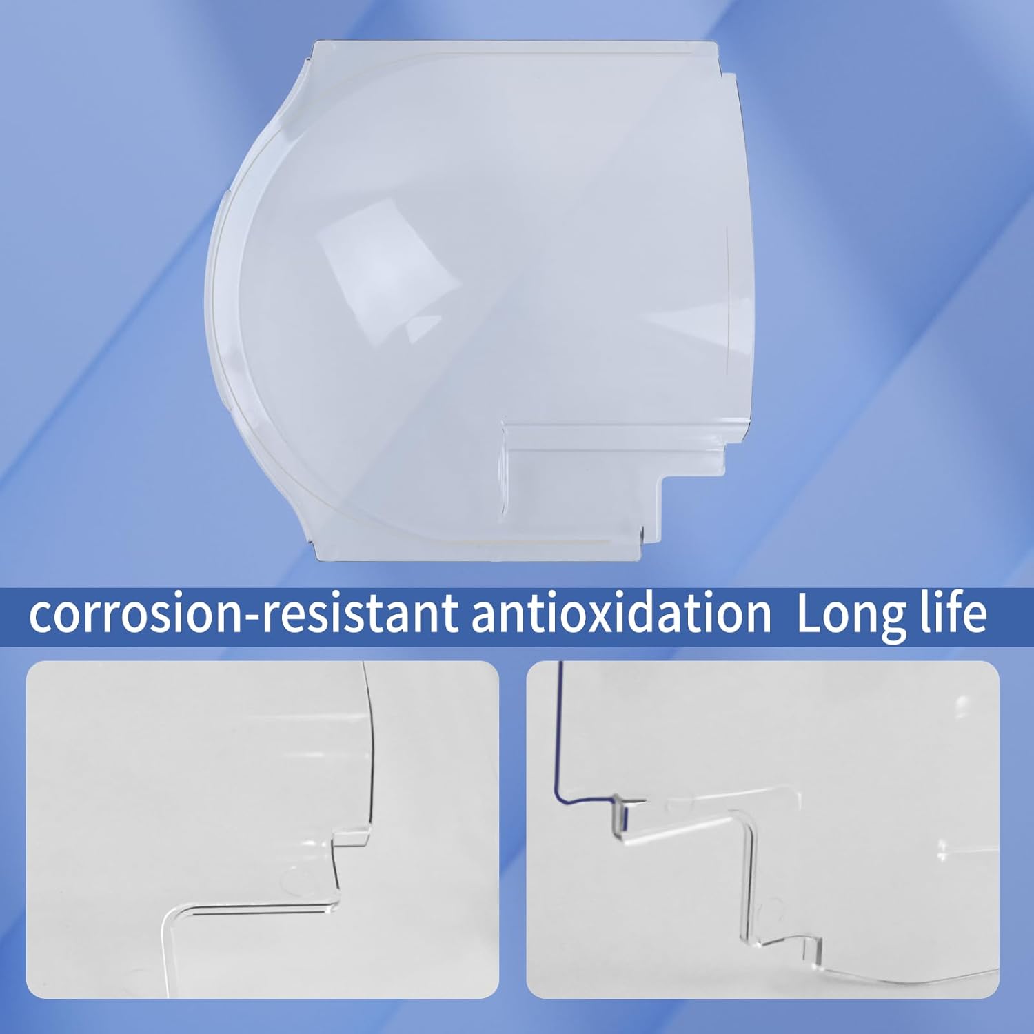 Clear Plexiglass 4812-01 Screen Door Bubble Style Slider Complete Replacement Kit, Compatible with Dexter Right Hand Screen Door Bubble Style, Clear, Works with 4810-00 Stopper & 4814-00 Holder - Image 5