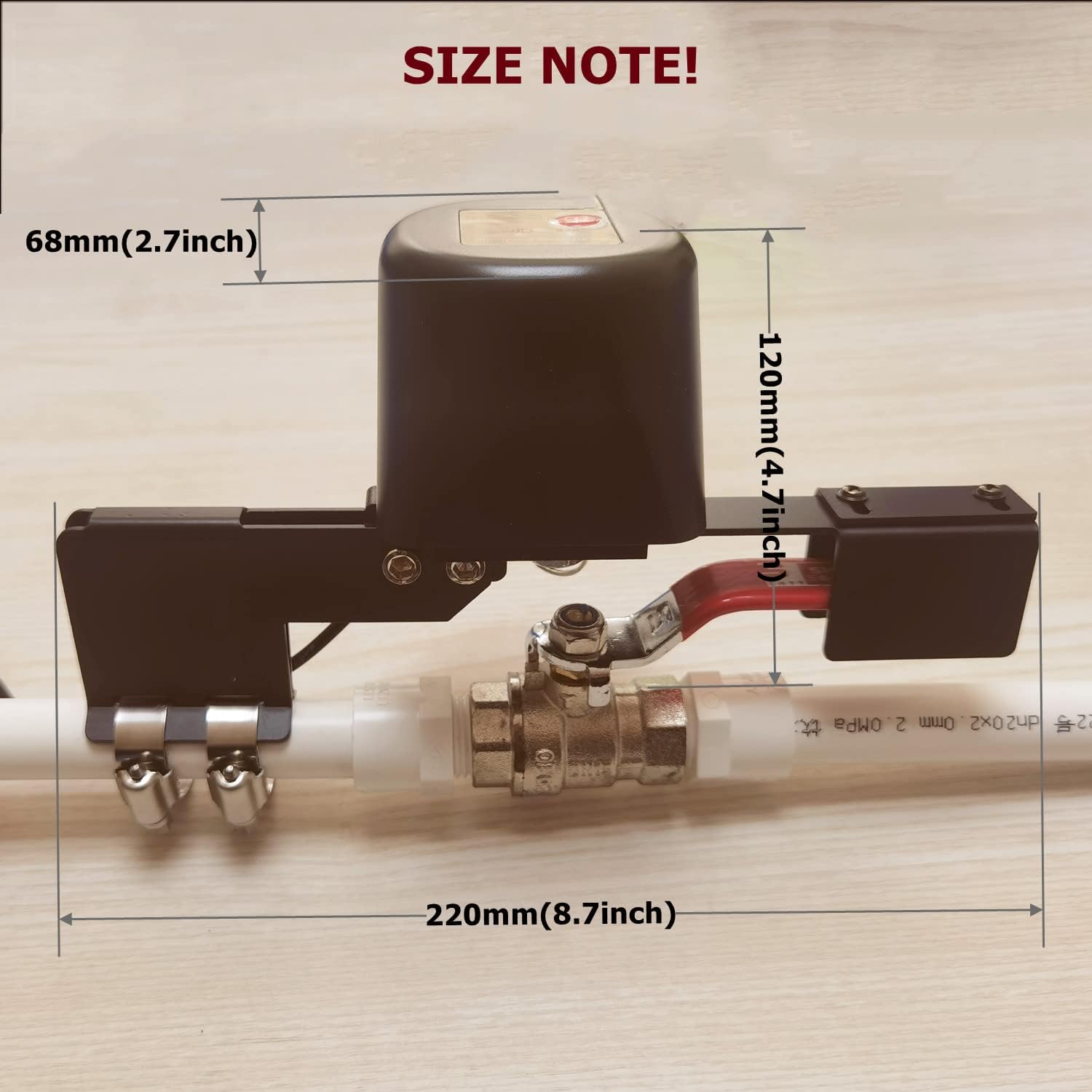 WiFi Valve Controller with Bluetooth Smart Water Gas Valve Automatic Remote Control Voice Control Smart Life & Tuya For Alexa Google Assistant - Image 2