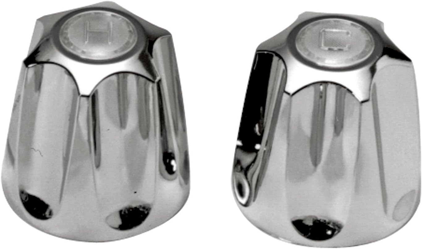 Danco (80457) Pair of Faucet Handles, No Size, Chrome, 2 Count