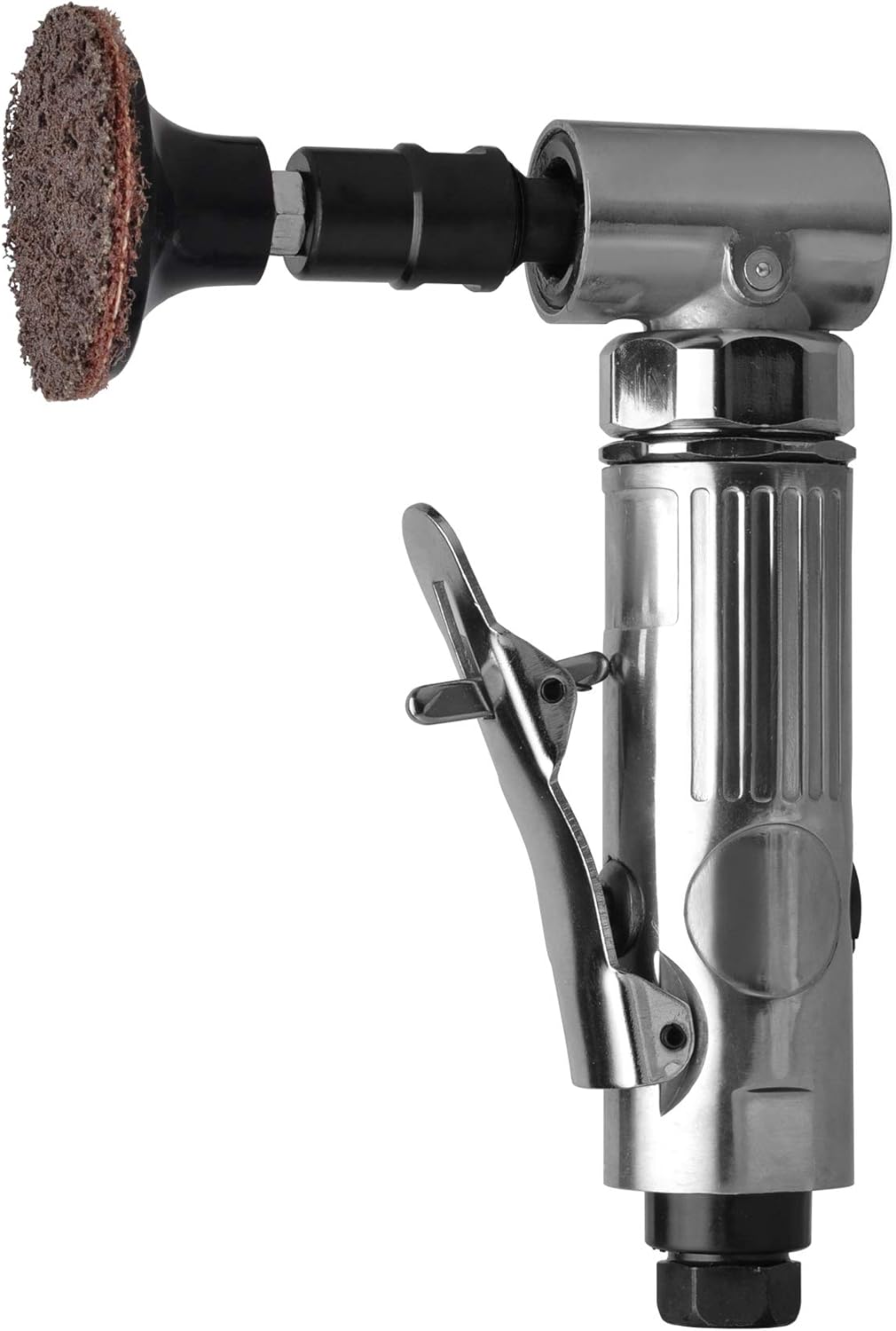 1/4 inch angle air die grinder with 22 pcs 2-inch roll lock sanding discs, polished color angle pneumatic die grinder, air die grinder kit - Image 3
