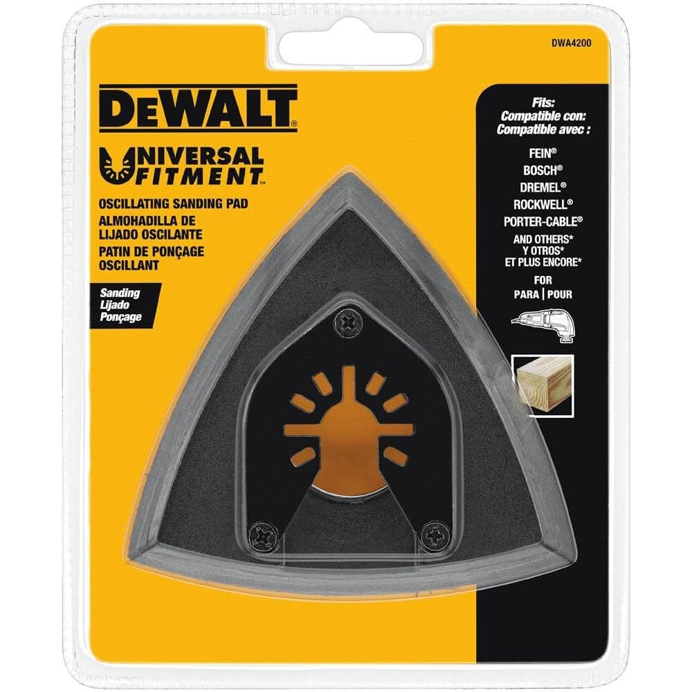 DEWALT Sanding Pad For Oscillating Tool (DWA4200), Black - Image 4
