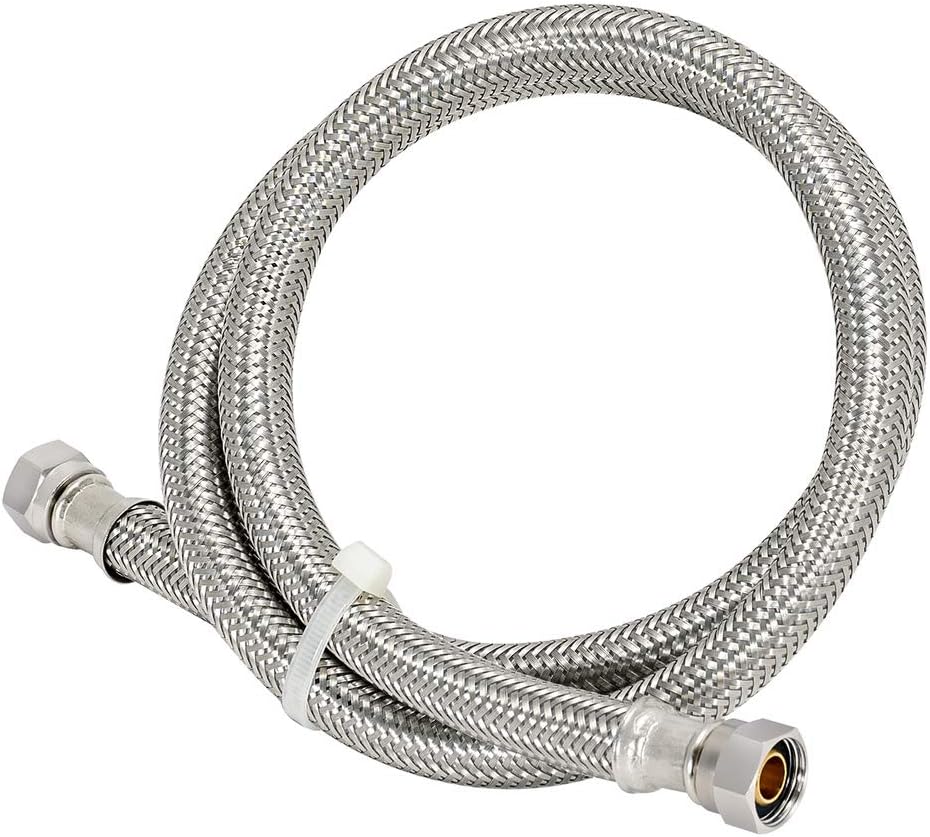 Eastman 48033 Braided Stainless Steel Faucet Connector, 3/8 inch Comp, 48 inch - Image 6