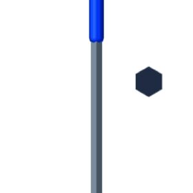 EKLIND 54260 6 MM Cushion Grip Hex T-Handle T-Key allen wrench