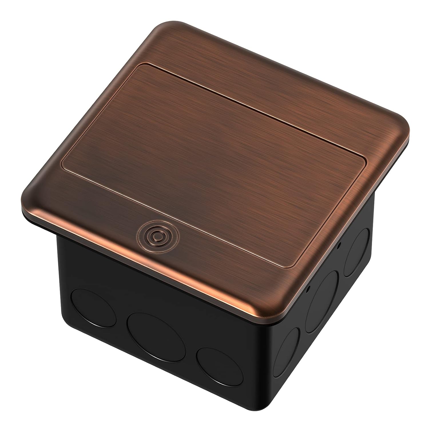 KYHSHJ 4.8A USB Chargers Pop Up Floor Waterproof Electrical Outlet Receptacle Stainless Steel Box, (Bronze) - Image 2