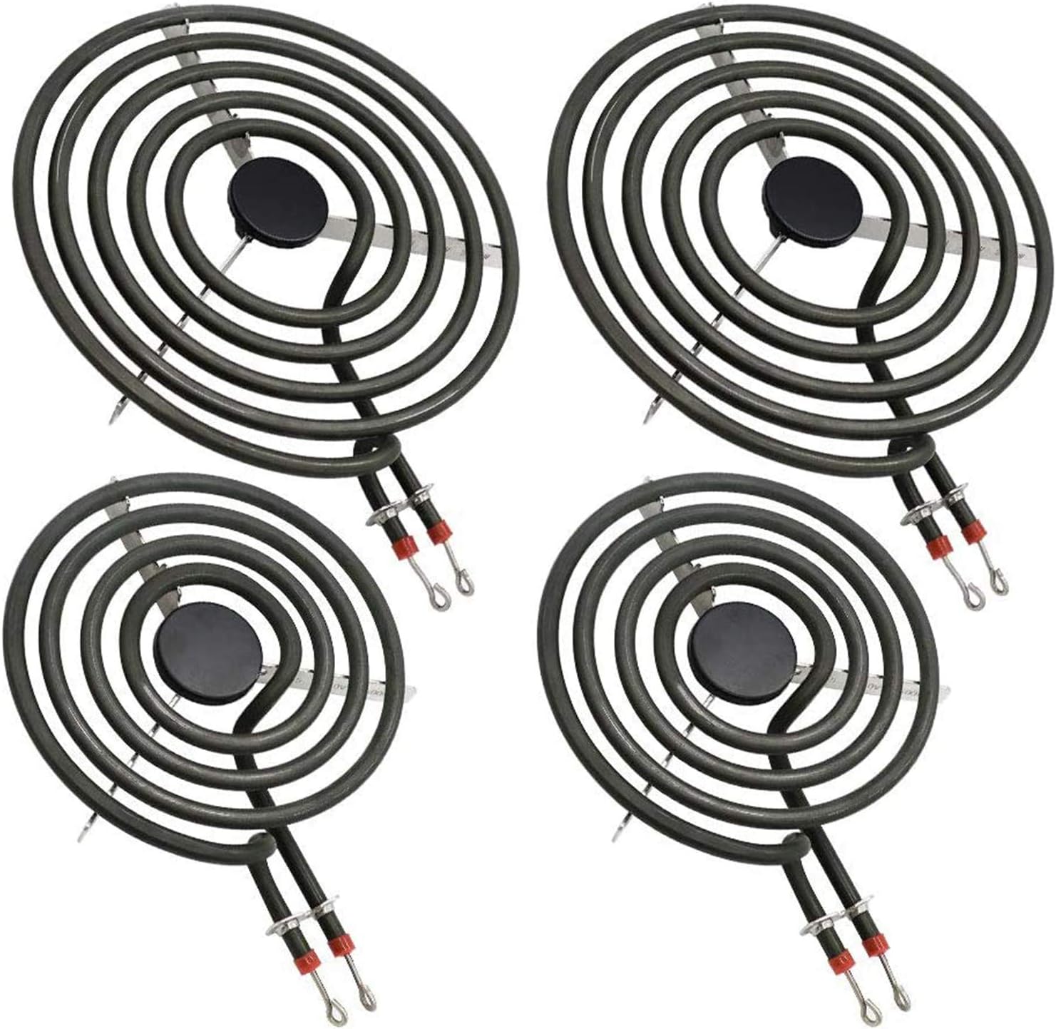 MP22YA Electric Range Burner Element Unit Set by Beaquicy - Replacement for Ken-more Whirlpool May-tag Hardwick Norge Ranges/Stoves - Package Include 2 pcs MP15YA 6