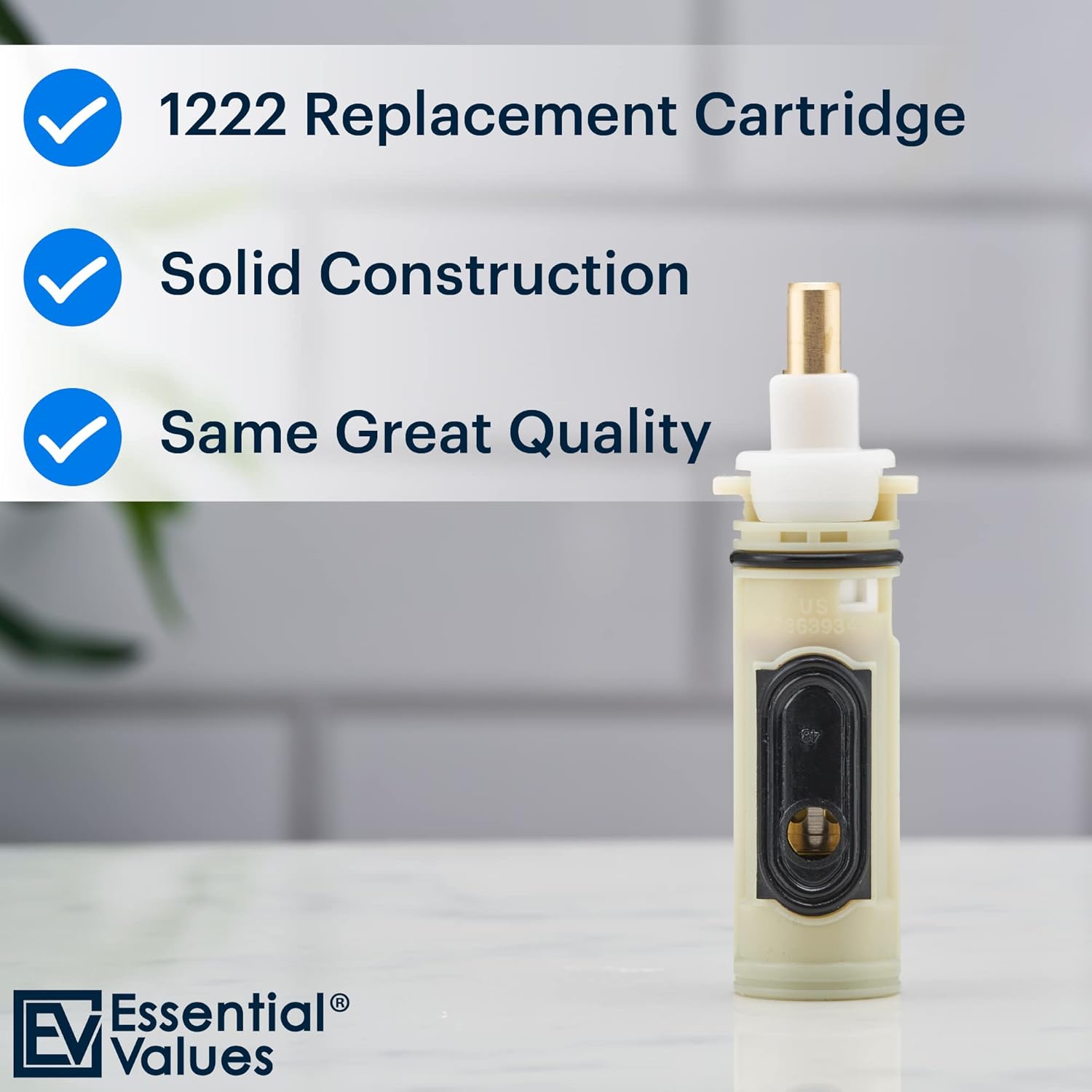 1222 Replacement Cartridge ? Aftermarket Replacement Compatible with One-Handle Posi-Temp Faucets & Moen Tub Shower | Durable Brass & Plastic - Image 6
