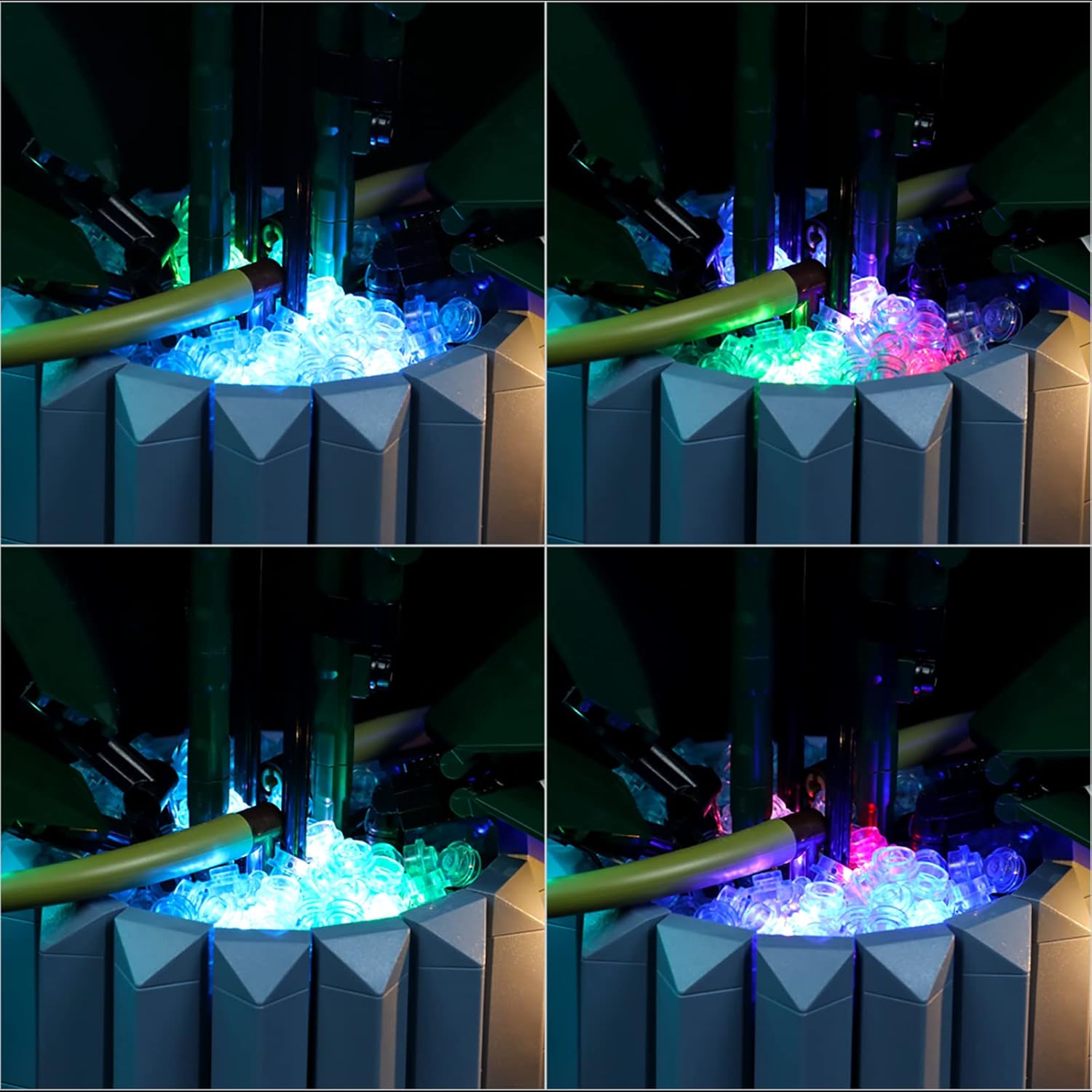 LED Light Kit for Lego Orchid 10311 Plant Decor Building Set; Decoration Lights Build a Succulents Display Piece for The Home or Office (Lights Only, No Lego Models) - Image 6