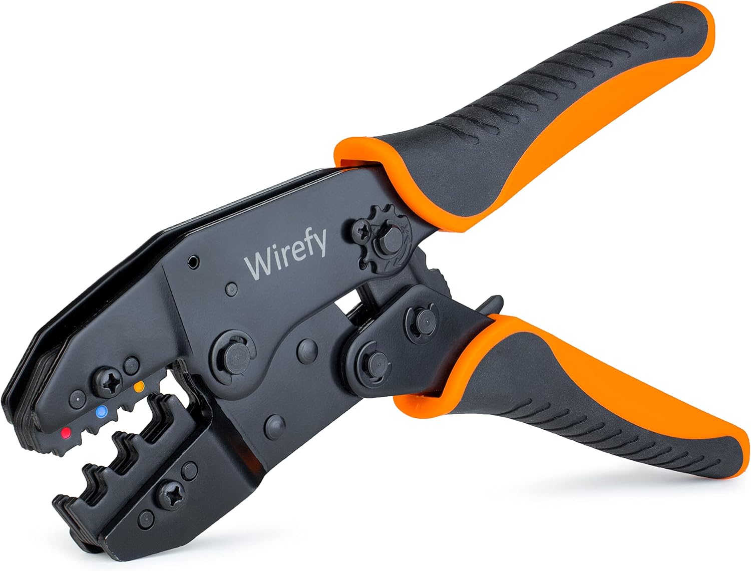 Wirefy Crimping Tool For Insulated Electrical Connectors - Ratcheting Wire Crimper Tool - Crimping Pliers - Ratchet Terminal Crimper - Wire Crimping Tool | Crimper Tool Electrical and Crimp Tool