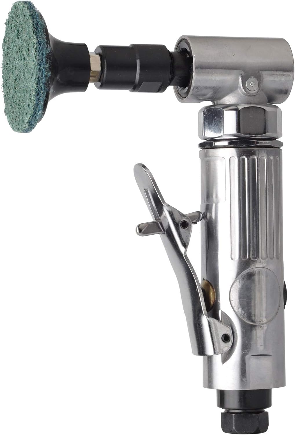 1/4 inch angle air die grinder with 22 pcs 2-inch roll lock sanding discs, polished color angle pneumatic die grinder, air die grinder kit - Image 2