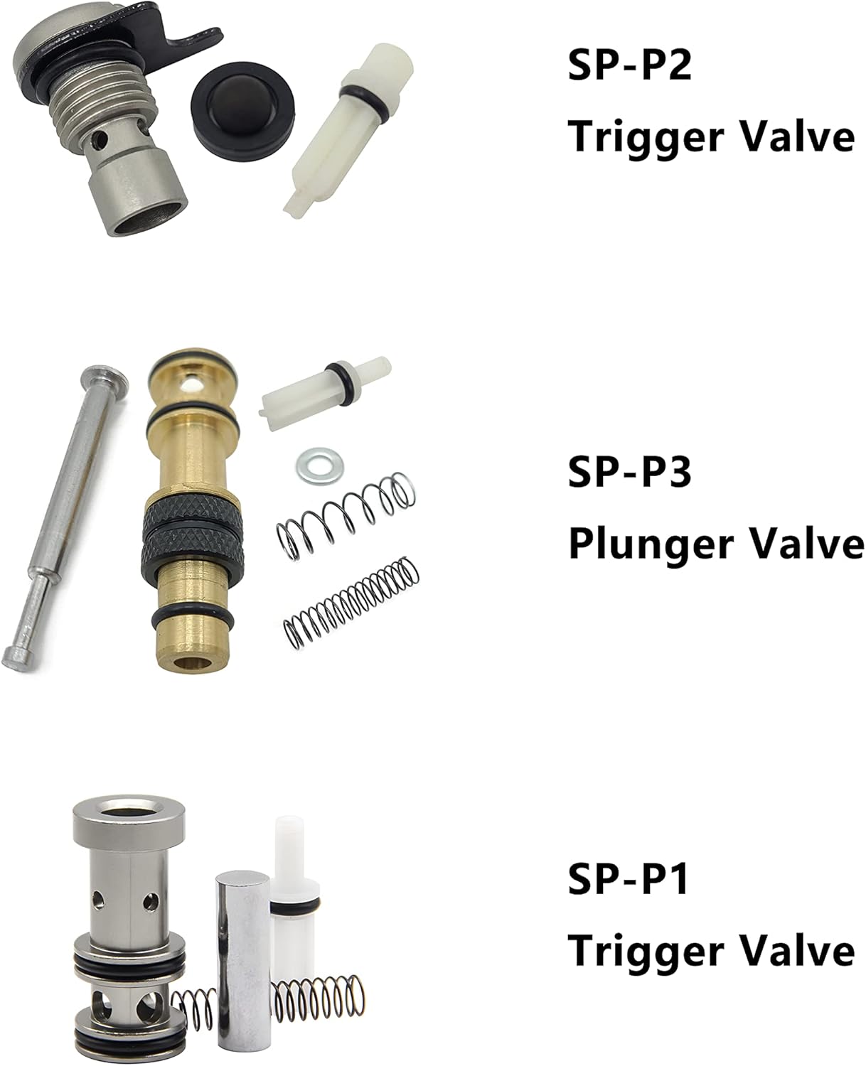 877-323 883-511 877-307 NR83A NR83A2 NR83A2(S) Framing Nailers Plunger Valve, Trigger Valve, Head Cap, Piston Driver and Bumper Kit - Image 5