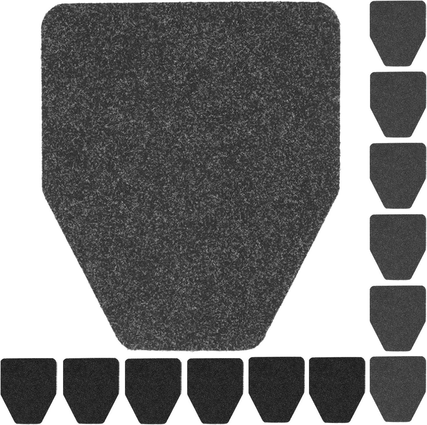 Urinal Mats 12 Pack Urinal Pads Urinal Floor Mats for Men Bathroom Commerical Disposable Non-Slip Rubber Backing Washable Urinals Mat Eliminating Odor 17.7
