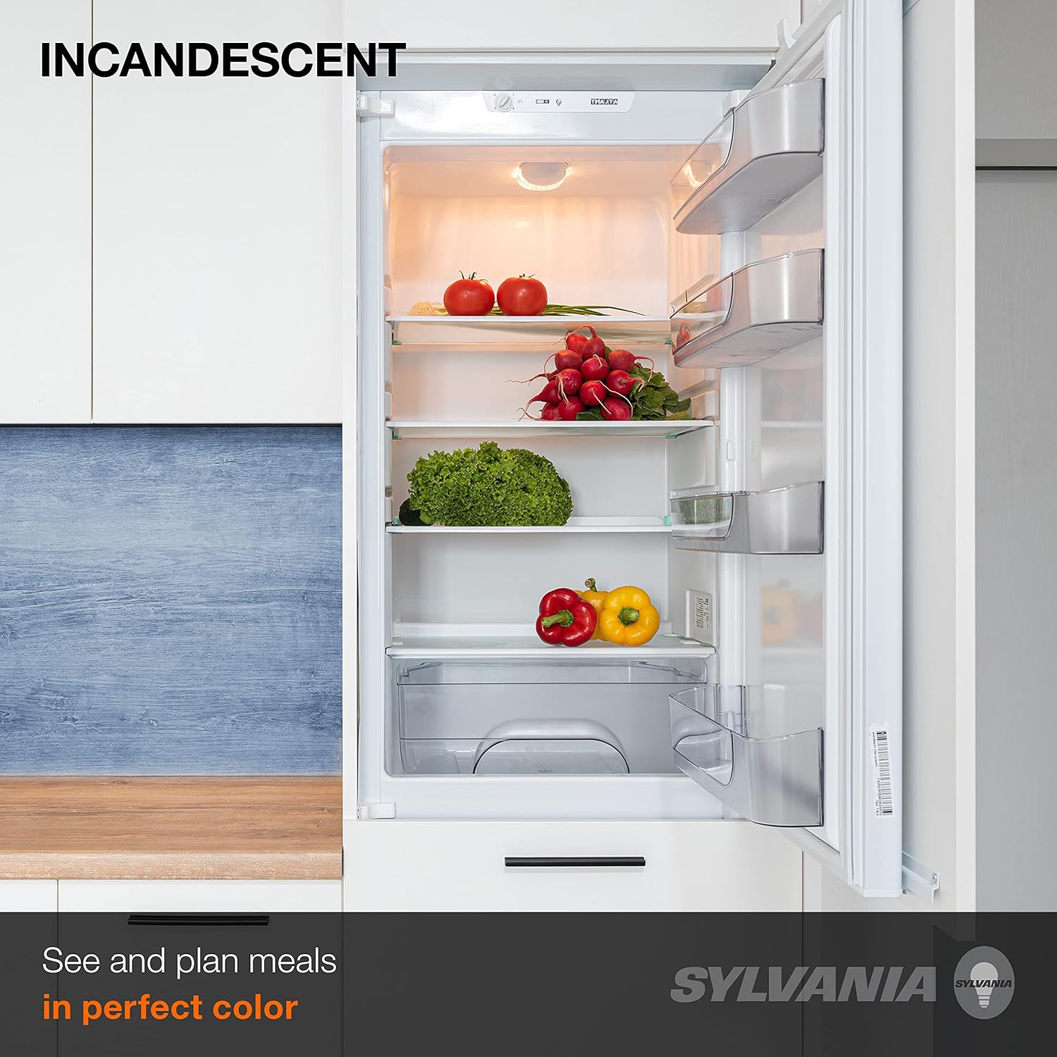 SYLVANIA Incandescent Appliance Light Bulb, 15W A15, Dimmable, Medium Base, 65 Lumens, Frosted, 2850K, Soft White - 2 Pack (10015) - Image 4