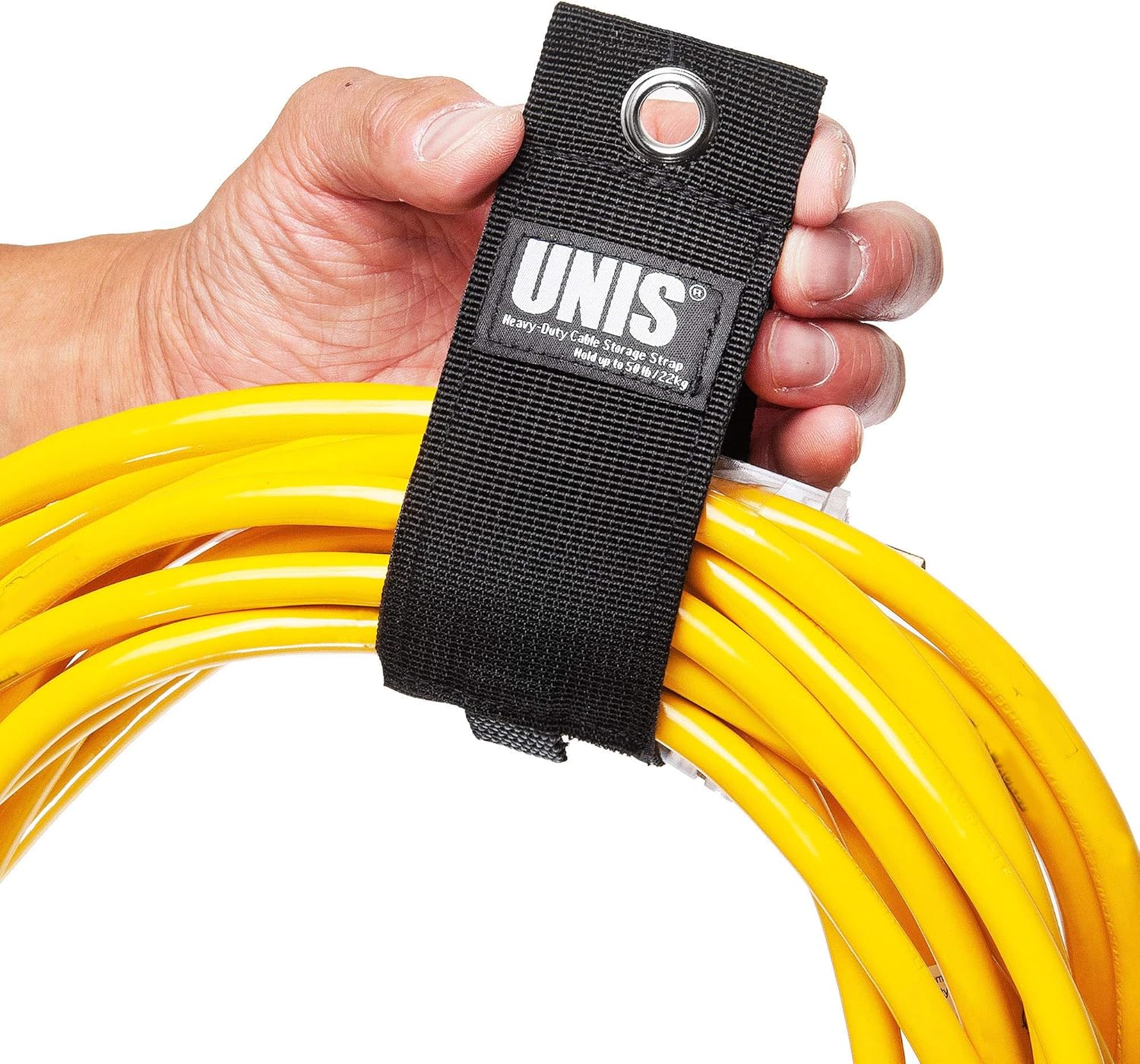 8 Pack Heavy Duty Large 13-inch Extension Cord Storage Extendable Cable Ties Strap Loop Hanger Organizer for Cable, Hose, Power Cord, and Rope - Image 6