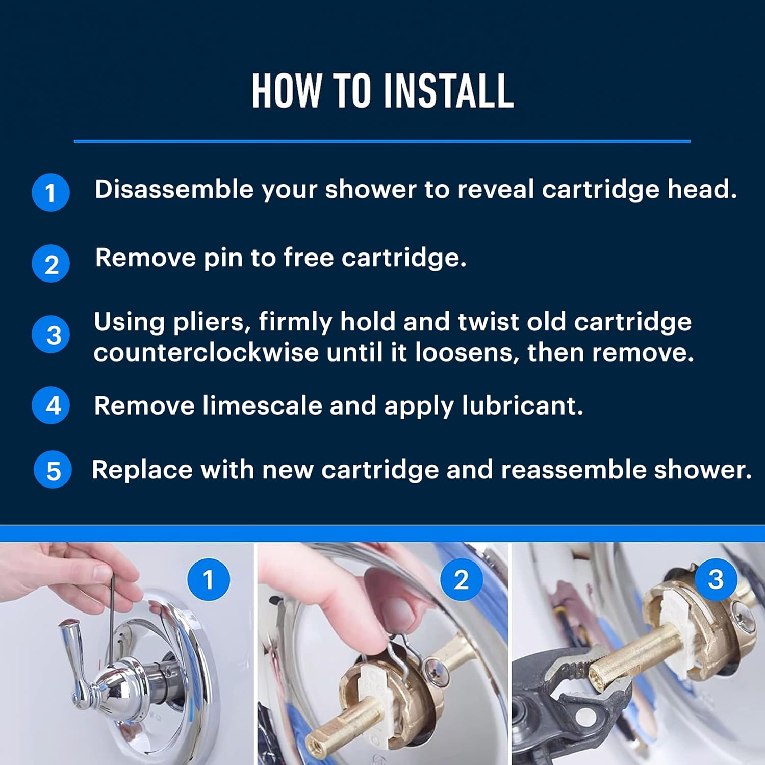 1222 Replacement Cartridge ? Aftermarket Replacement Compatible with One-Handle Posi-Temp Faucets & Moen Tub Shower | Durable Brass & Plastic - Image 4